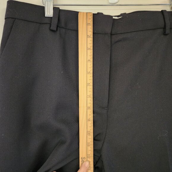 COS Pants Women's Size 12 Black Wide Leg Trouser 100% Wool Office Career Classic - Picture 14 of 16